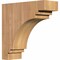 Ekena Millwork Pescadero Smooth Corbel, Western Red Cedar, 3 1/2"W x 10"D x 10"H COR04X10X10PEC00SWR - alternate 1